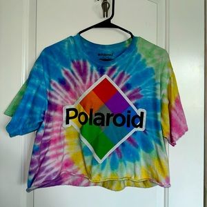 Polaroid Tie-Dye Crop Top ❤️🧡💛💚💙💜